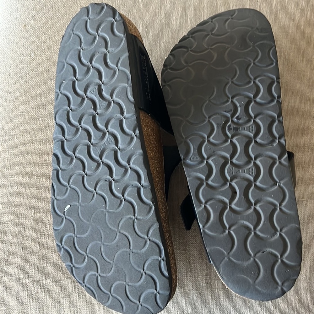 Birkenstock Made In Germany Cork And Leather Sandals View 4